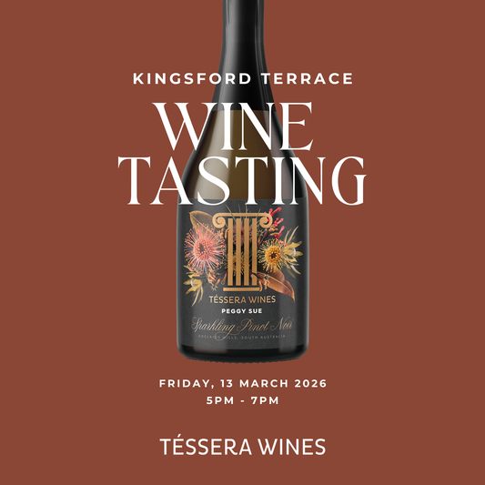 Kingsford Terrace Wine Tasting - 13 March 2026