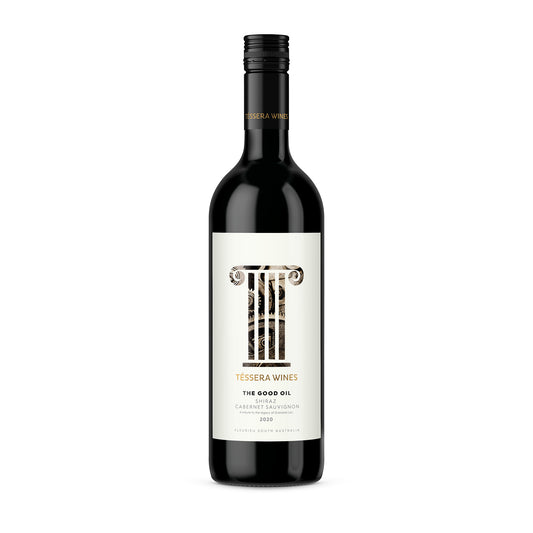 Tessera Wines Good Oil Shiraz/Cabernet Blend 2020 Vintage. McLaren Vale Wines. South Australian Wines. Brisbane City Winery. 