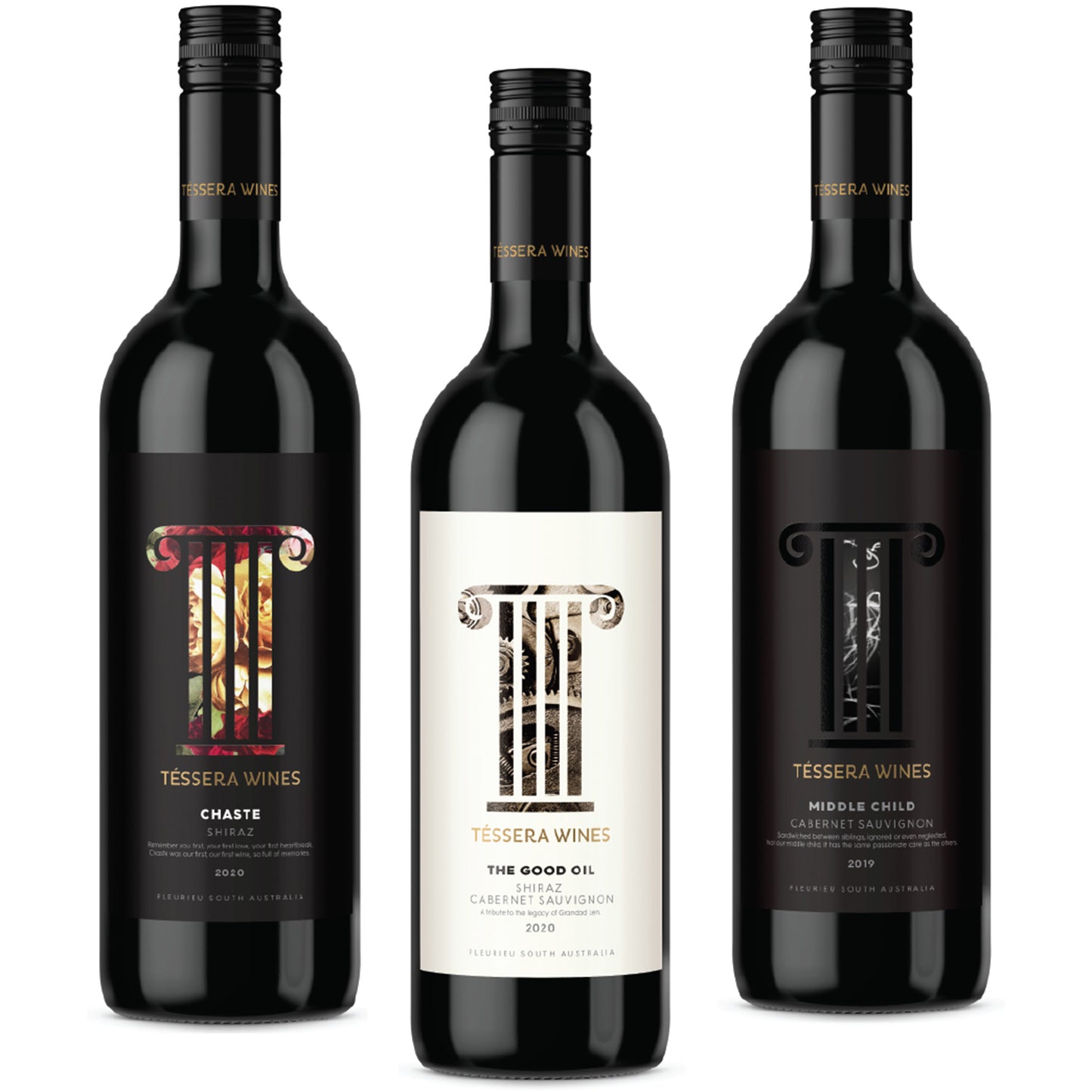Winter mixed red case from McLaren Vale, South Australia. Enjoy winter this year with our McLaren Vale mixed dozen from Tessera Wines. Cabernet Sauvignon. Shiraz. Shiraz/Cabernet Blend 2019. Produced by award winning Australian winemakers. 